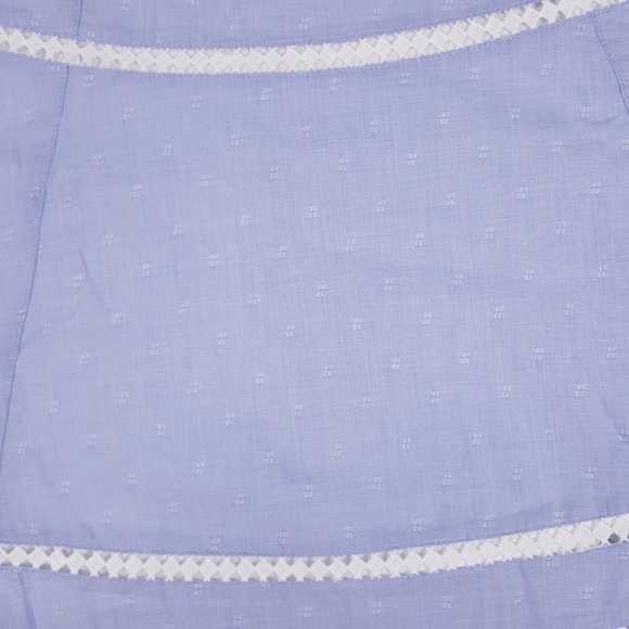 White House Black Market Chambray Soft Skirt - Picture 3 of 4